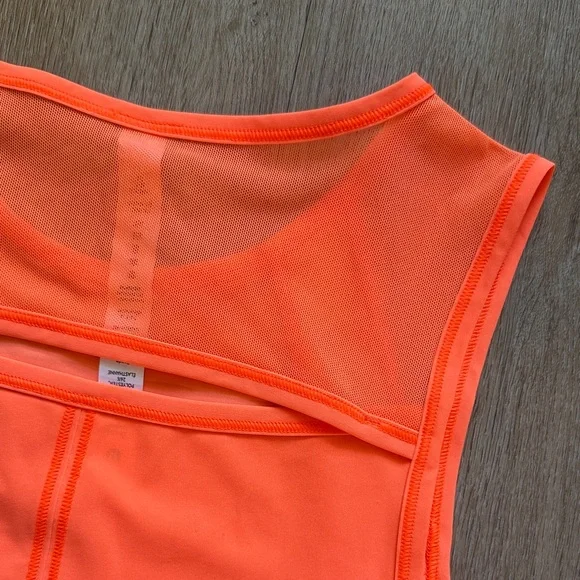 LULULEMON Sculpt Tank NWT Bright Orange Size 6 - Picture 5 of 5